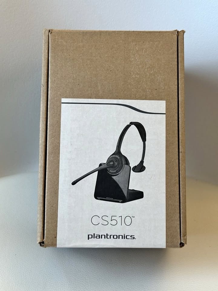 NEW Plantronics CS510 Black Wireless Headset Boom Microphone