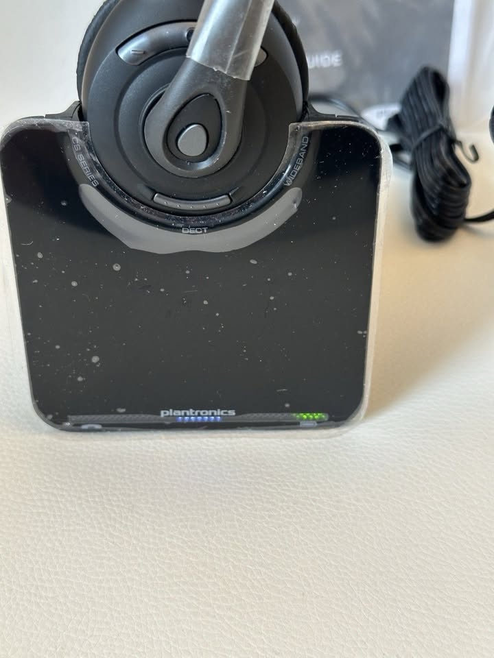 NEW Plantronics CS510 Black Wireless Headset Boom Microphone - photo 3