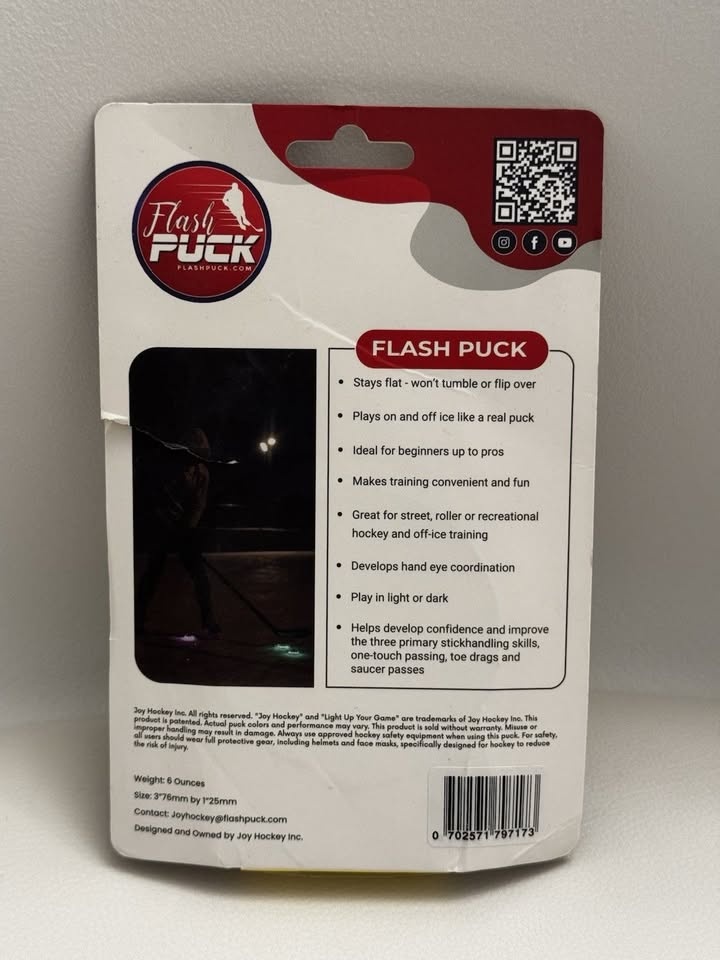 USB Rechargeable Hockey Puck - 72 Hours - Yellow - photo 2