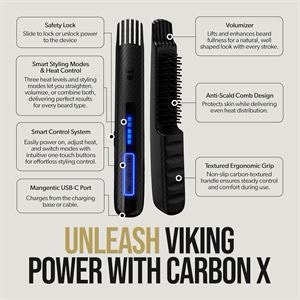 The Beard Struggle Carbon X - Heated Beard Brush - photo 3