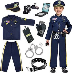 LARGE - Police Costume for Kids