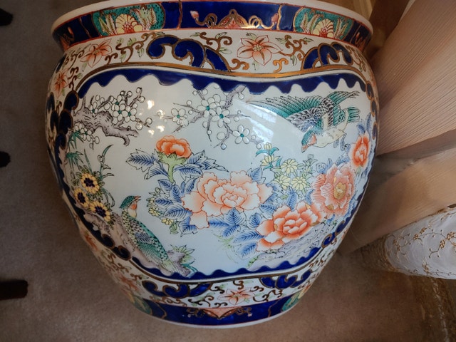 Gorgeous Vintage Extra Large Fishbowl Planter - photo 3