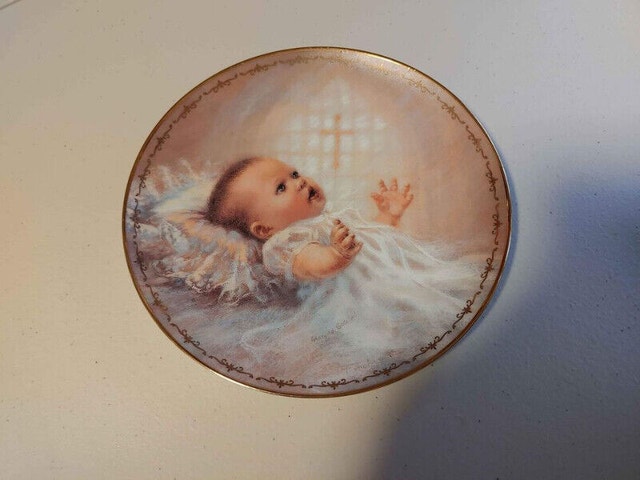 Baptism or Christening plate