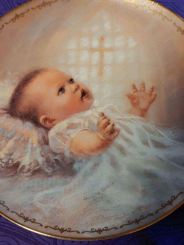 Baptism or Christening plate - photo 2