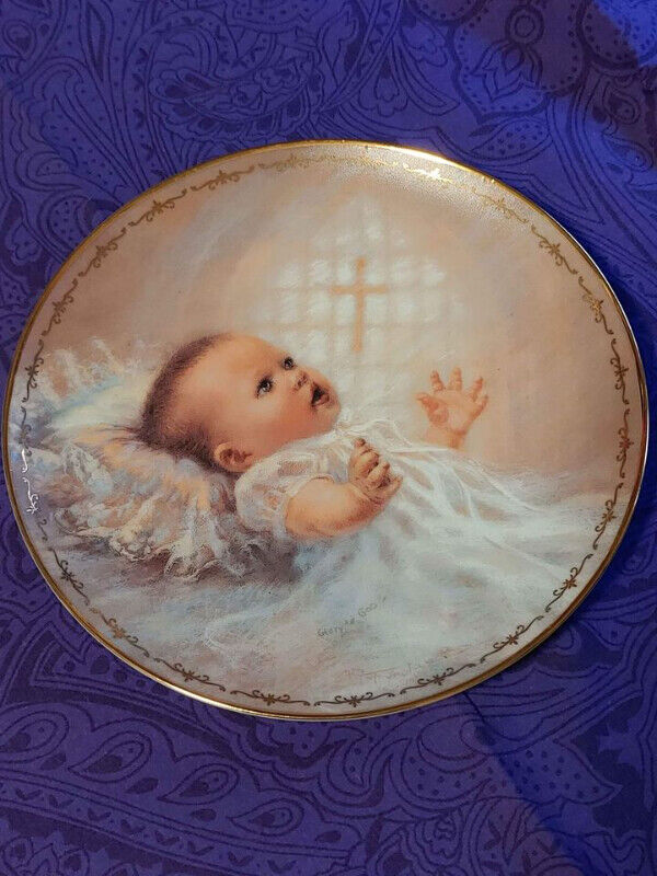 Baptism or Christening plate - photo 4