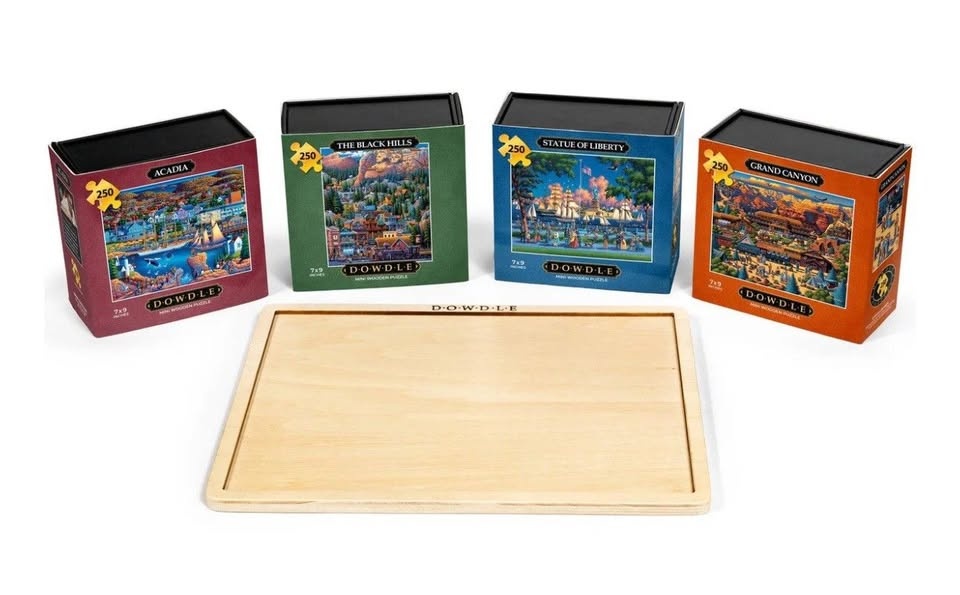 Dowdle National Parks Set 4 Pack Mini Wood Puzzles - photo 2