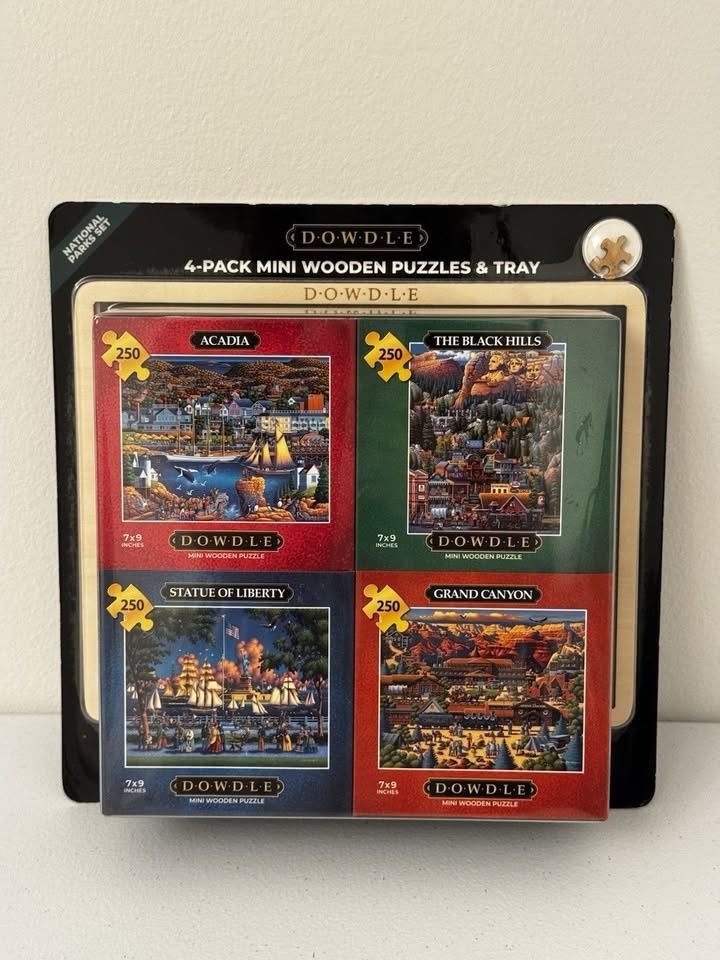 Dowdle National Parks Set 4 Pack Mini Wood Puzzles - photo 5