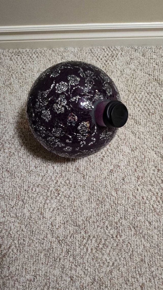 Garden gazing Globe purple and silver - photo 4