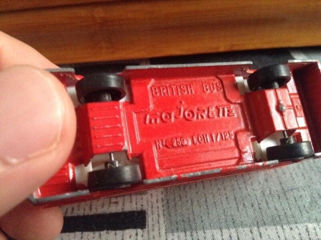 Vintage Majorette British Bus Diecast Collectible - photo 2