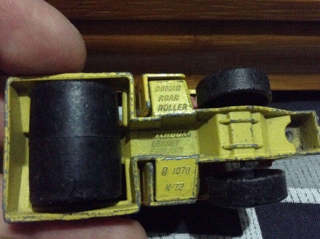 Rare Vintage Lesney Matchbox Bomag Road Roller - Made in England - photo 3