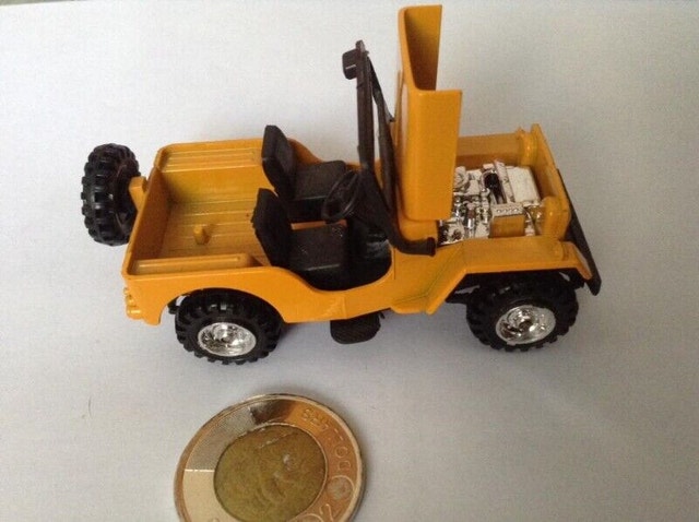 Rare Grip Zechin Mitsubishi j52 Jeep Diecast Car - Japan Made - photo 3
