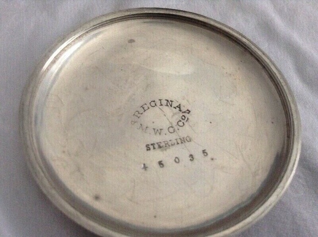 Rare Antique Elgin Sterling Silver Pocket Watch - photo 4