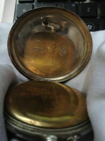 Rare Antique Remontoir Sterling Silver Single Hand Pocket Watch - photo 4