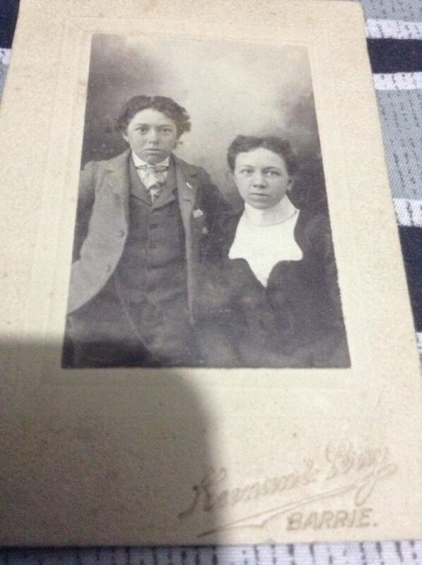 Rare Antique Barrie Ontario Resident Photo