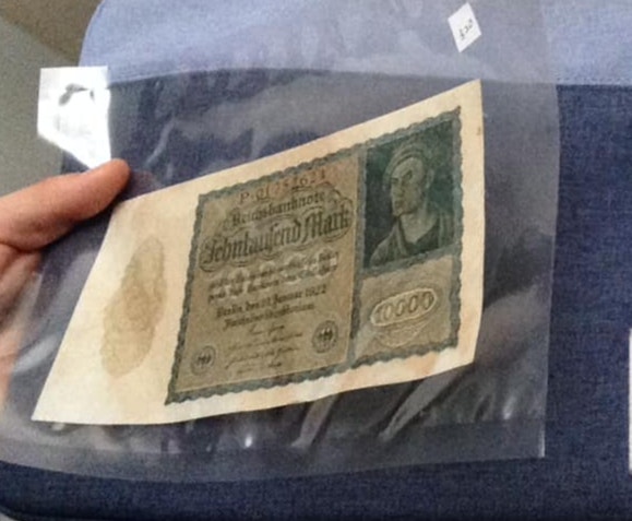 Antique German banknote