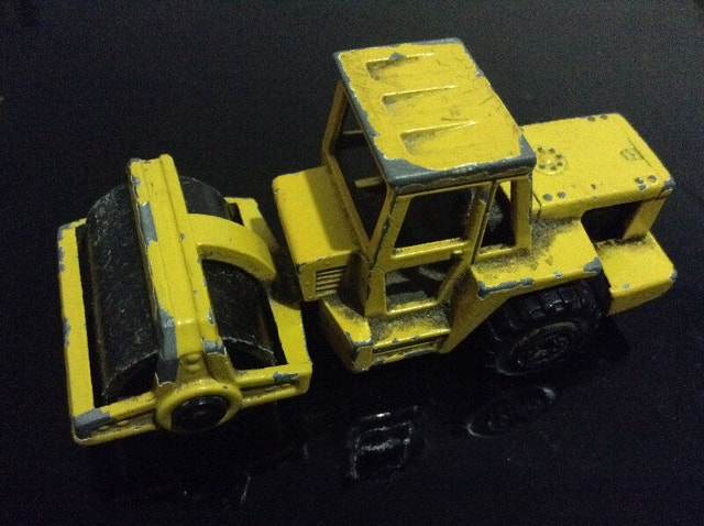 Vintage Majorette Road-Roller No. 226 - Made in France