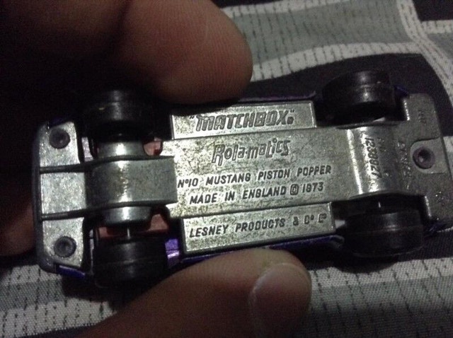 Rare Vintage Lesney Matchbox Mustang Piston Popper - England Mad - photo 2