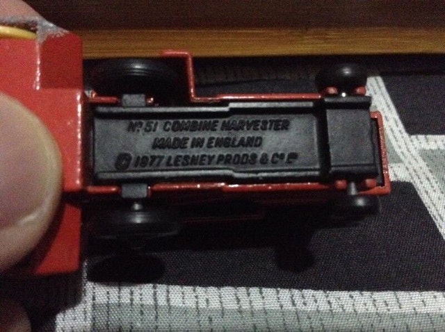 Rare Vintage Lesney Matchbox Combine Harvester - Made in England - photo 2