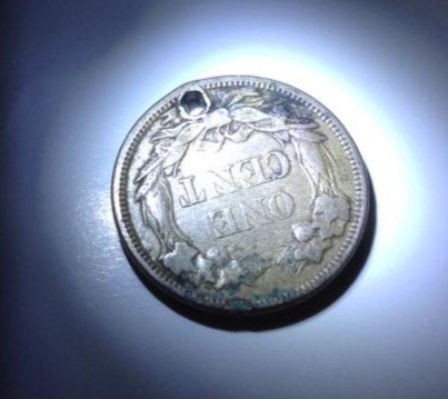 Antique 1858 US Pre Civil War Eagle Coin - photo 2