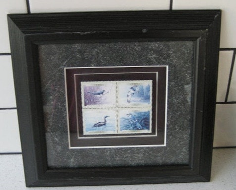 Rare Limited Edition Framed Post Masters Canada Stamp Set