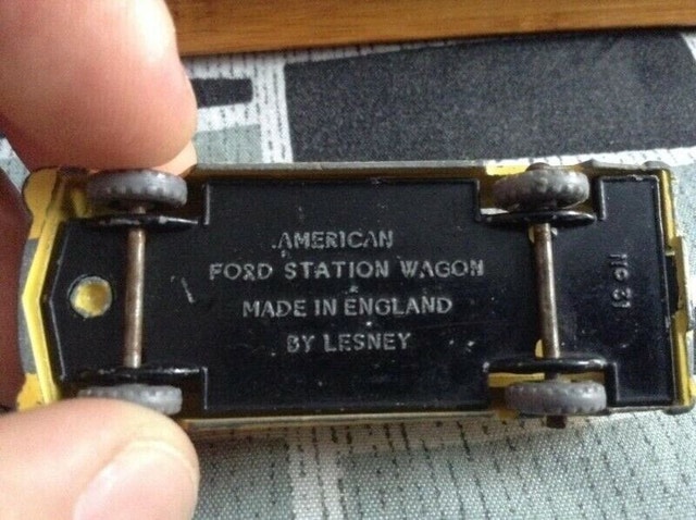 Rare Vintage Lesney Matchbox American Ford Station Wagon - Made - photo 3