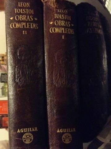 Rare Leather Bound Complete Works of Leo Tolstoy - Spanish - photo 2