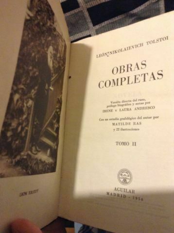 Rare Leather Bound Complete Works of Leo Tolstoy - Spanish - photo 4