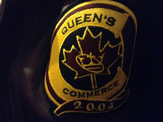 Queen's University (Queen's Commerce) genuine leather jacket - L - photo 2