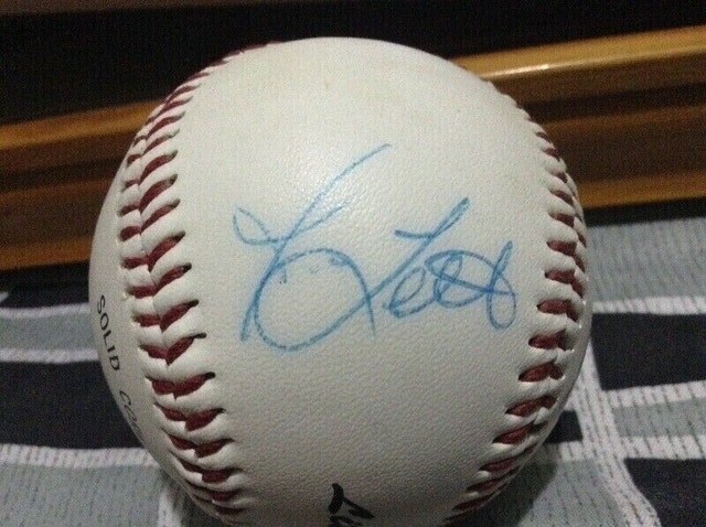 Rare Vintage Jim Lett Signed Baseball - photo 3