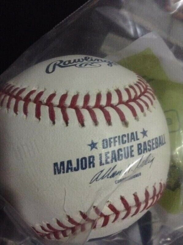 Blue Jays Brett Cecil/David Purcey/Casey Janseen signed baseball - photo 2