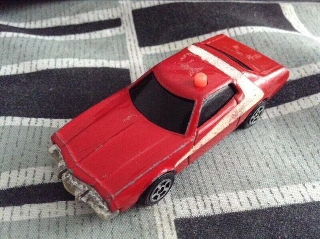 Rare Vintage Corgi Ford Gran Torino Police Car - Made in England