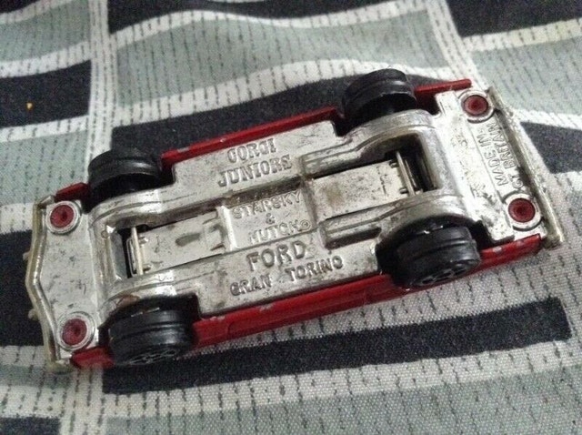 Rare Vintage Corgi Ford Gran Torino Police Car - Made in England - photo 3
