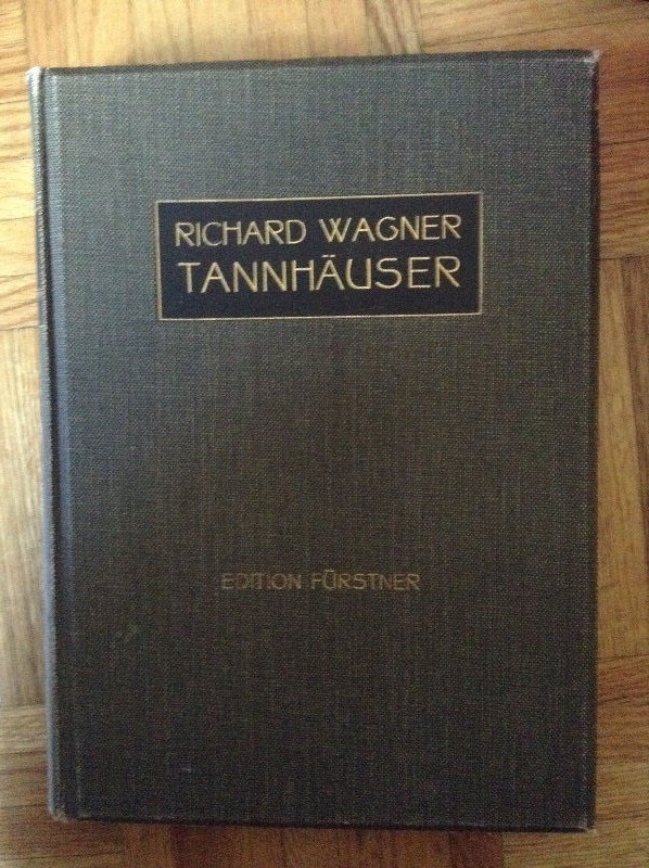 Rare Antique Hardcover Wagner Sheet Music Book (Berlin)