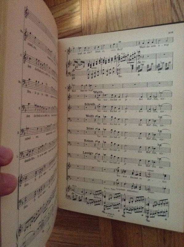 Rare Antique Hardcover Wagner Sheet Music Book (Berlin) - photo 4