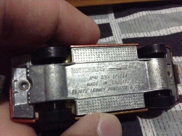 Vintage Lesney Matchbox No. 41 Siva Spyder - Made in England - photo 2