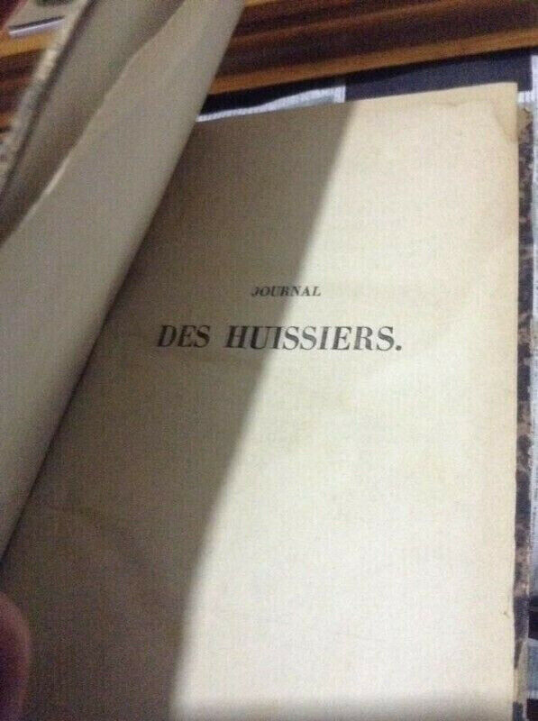 Rare Antique Journal des Huissiers 1883 Paris (French) - photo 3