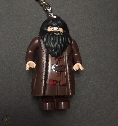 Collectible LEGO Harry Potter Rubeus Hagrid Minifigure Keychain