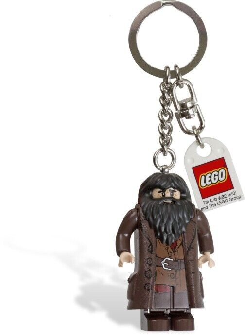 Collectible LEGO Harry Potter Rubeus Hagrid Minifigure Keychain - photo 3