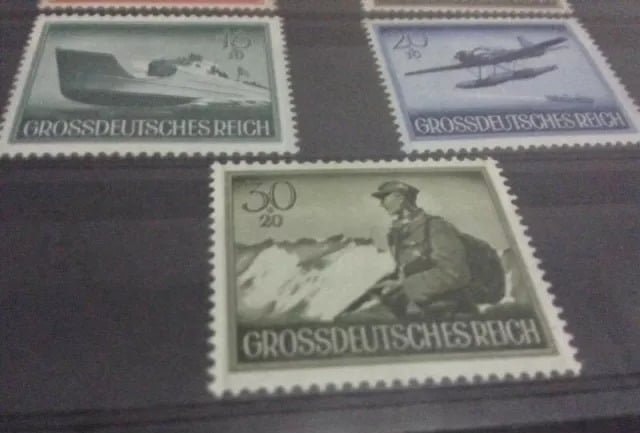 WW2 Germany Third Reich Stamp Set (13 Stamps) - photo 2