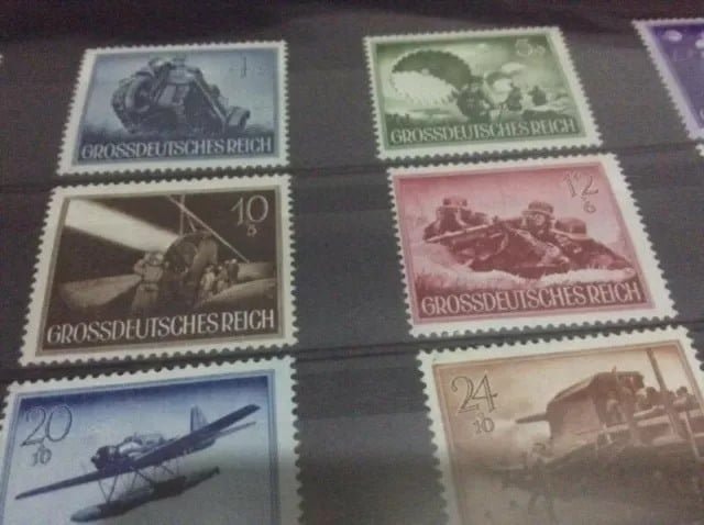 WW2 Germany Third Reich Stamp Set (13 Stamps) - photo 5