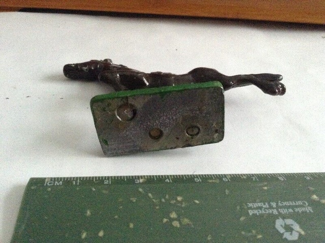 Rare antique English early diecast race horse - photo 4
