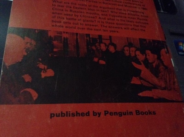 NEW Cold WAR Moscow V Pekin - by: Edward Crankshaw - photo 2