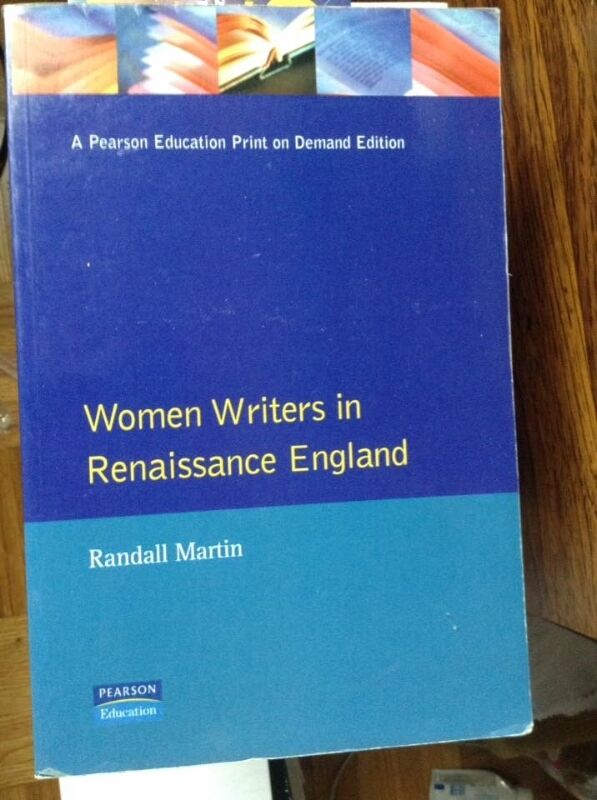 Women Writers in Renaissance England by Randall Martin