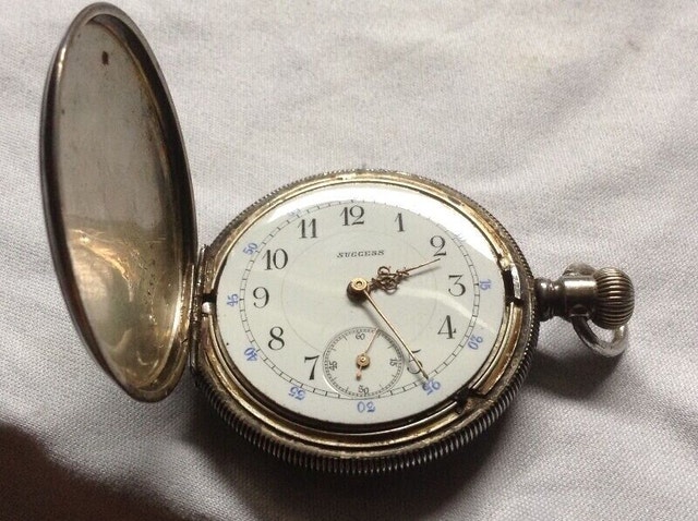Rare Antique Ladies' Gallet Sterling Silver Pocket Watch - photo 5
