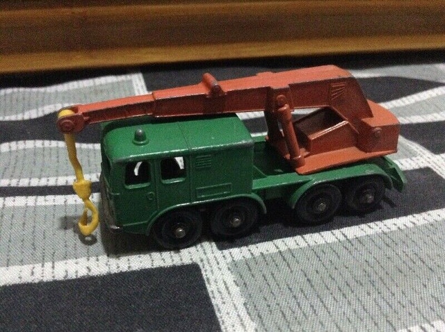 Vintage Lesney diecast 8 wheel Crane truck - Made in England - photo 3