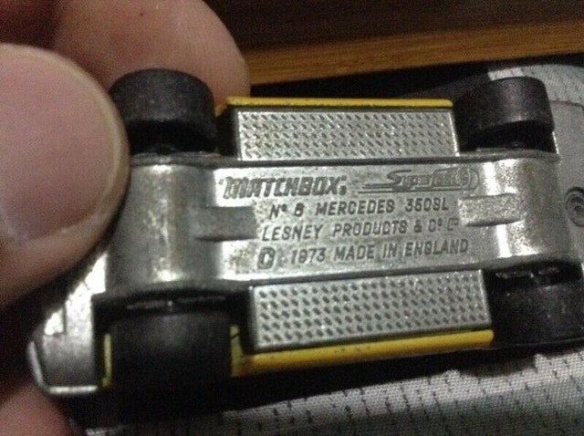 Rare Vintage Lesney Matchbox Mercedes 350SL - Made in England - photo 2