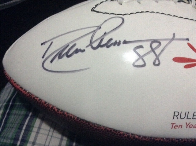 Rare Collectible Drew Pearson Signed Football - photo 3