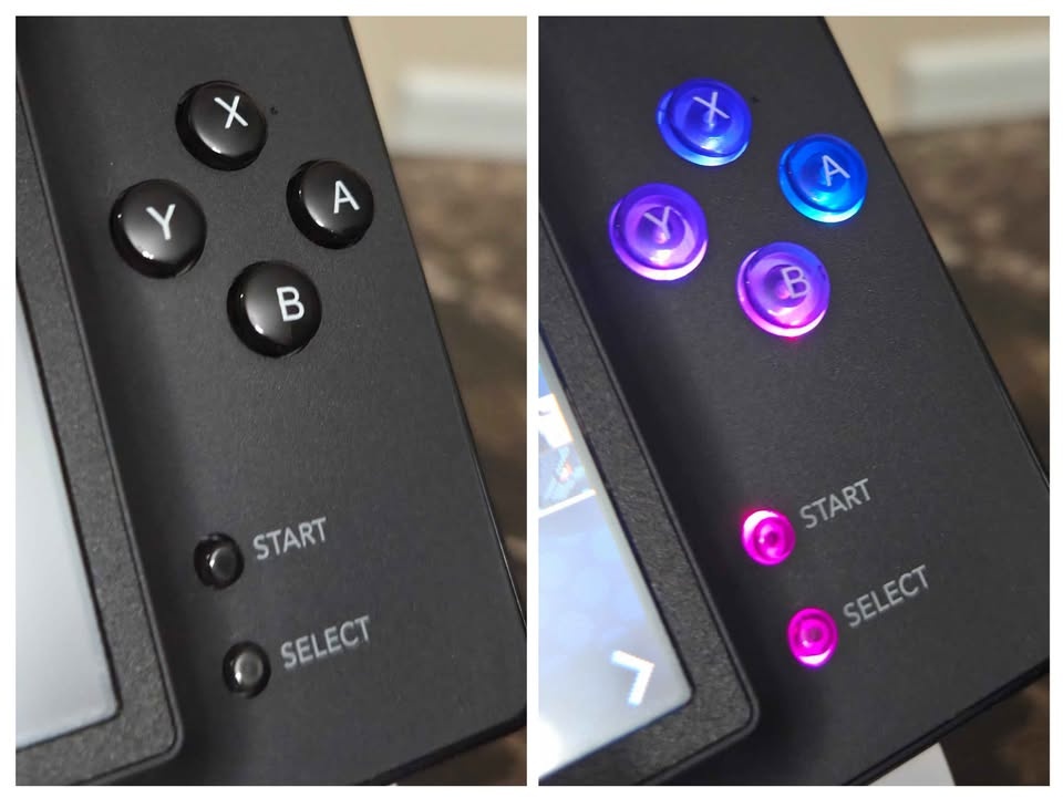 RGB Glow Jailbroken DS Lite 32Gb | +Every Game | Onyx Black - photo 3