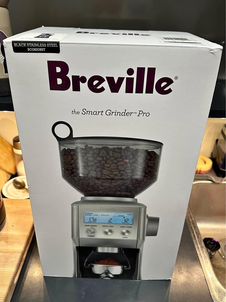 Breville Smart Grinder Pro Black Stainless Steel
