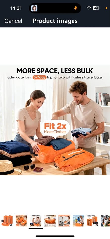 Vacuum Storage Bags (2 Pack + Pump) - photo 5